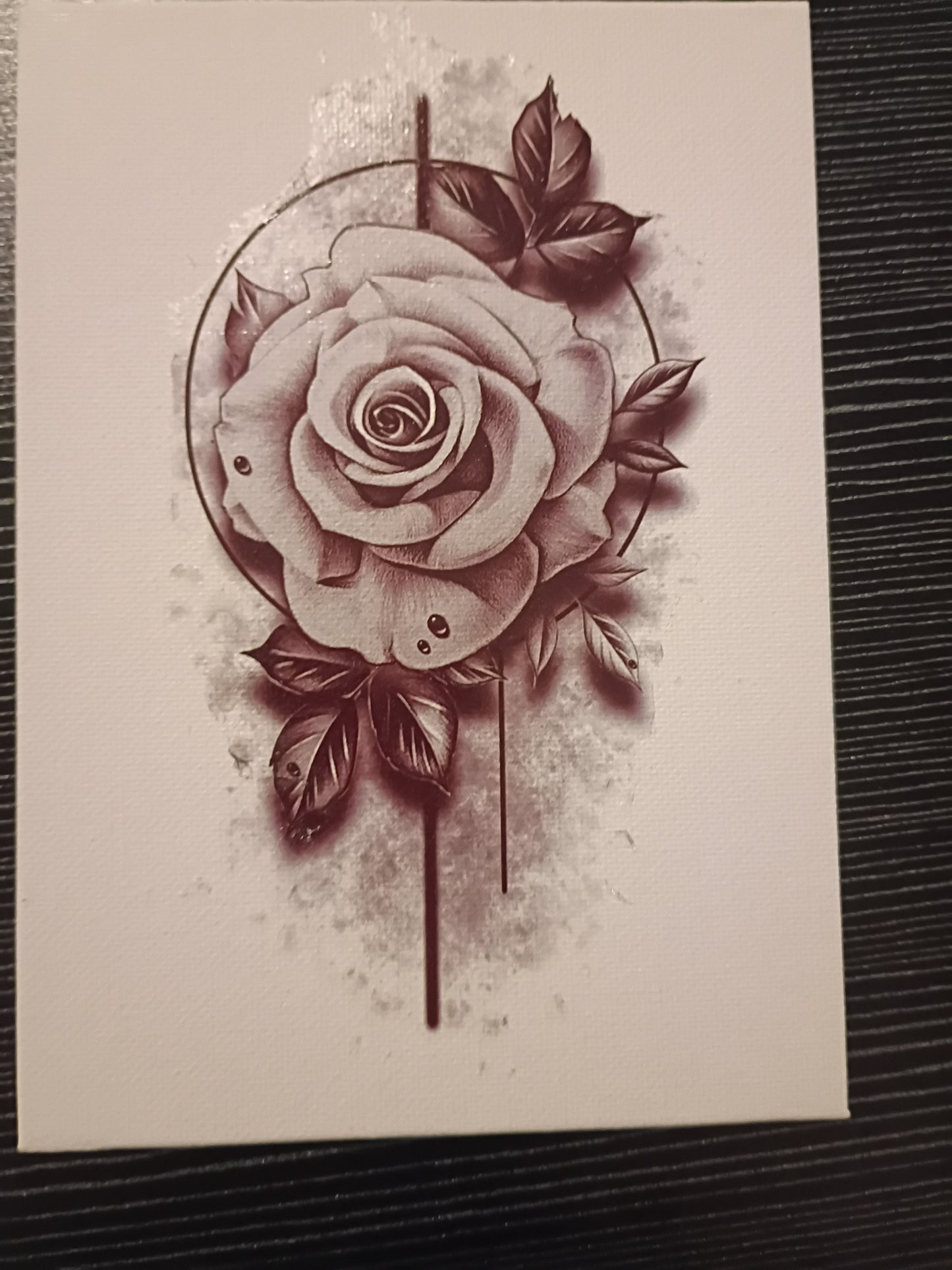 Rose and Butterfly 🦋 canvas