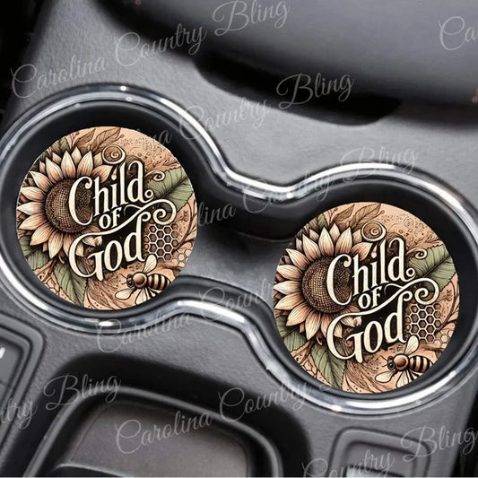 Child of God Car Coaster