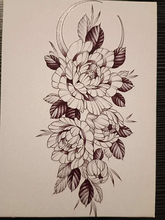Floral & Moon